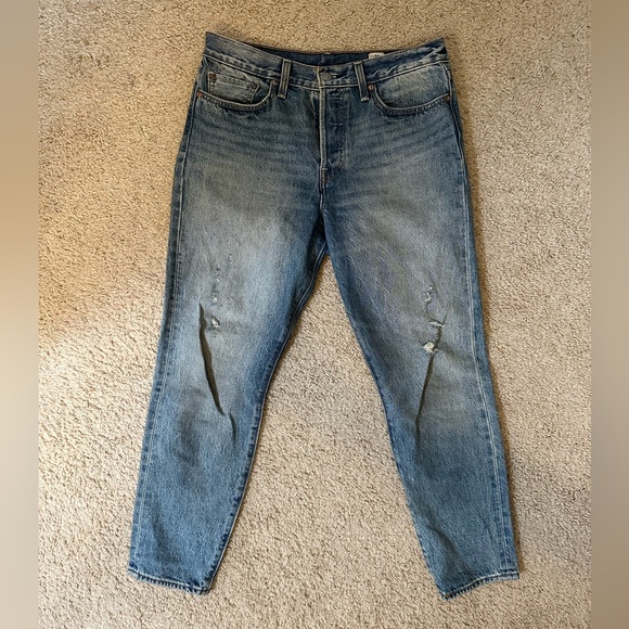 Levi’s Wedgie High rise white oak Selvedge jeans - Picture 1 of 10